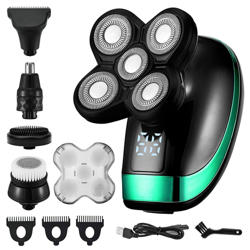 Scbd8a9d27f924fbfb6191eb68c309b0f7_b5791600-e900-40db-87ff-f560288ffe60.jpg 5 IN 1 Electric Razor Electric Shaver Rechargeable Shaving Machine for – Bild 1