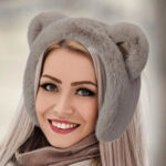 Bear Earmuffs Cartoon Little Bear Warm Earmuffs for Girls Winter – Bild 6