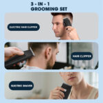 3-in-1 Hair Cleaning Set Intelligent Digital Hair Clipper Home Oil – Bild 2