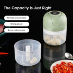 250ml Garlic Masher Crusher Electric Kitchen Food Chopper USB Portable – Bild 3