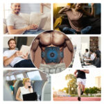 Eletric Muscle Stimulator Abdominal Massager Abs Fitness Equipment Fat – Bild 4