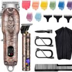 Professional Powerful 10w Full Metal Hair Clipper With Comb Kits