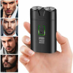 Electric Waterproof Shaver For Men USB Rechargeable Portable Rotary – Bild 2