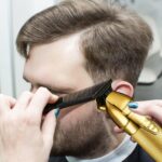 Professional Hair Trimmer Gold For Men Rechargeable Barber Cordless – Bild 4