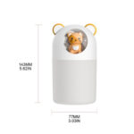 Premium Cute Pet Humidifier 300ml Water for Tank Cool Mist Vaporizer – Bild 6