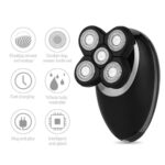 USB Men's Shaver 5 blade Floating Shaving Bald trimmer 4 in 1 – Bild 5