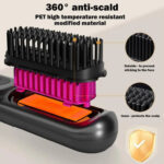 Straight hair comb Wireless Hair Straightener Brush with 5 Temp – Bild 5