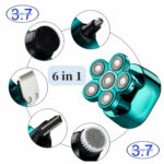 Electric Shaver Razor for Men Bald Head Shaving Machine Beard Hair – Bild 2