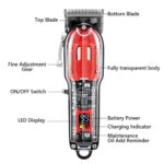 Electric Hair Clipper Hair Cutting Machine Wireless Trimmer  For Men – Bild 4
