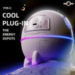 Portable 220ml USB Cool Mist Space capsule Aroma Essential Oil h2o – Bild 6