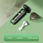 Electric Shavers for Men Portable Power Display 3D Floating Blade Full – Bild 7