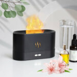 Flame Essential Oil Diffuser Air Humidifier Aromatherapy Fragrance – Bild 2