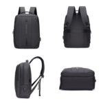 Business Backpack For Male USB Charging Multifunctional Nylon – Bild 6