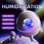 Portable 220ml USB Cool Mist Space capsule Aroma Essential Oil h2o – Bild 2