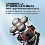 Head Shavers for Bald Men Shaver, 5 in 1 Electric Razor with – Bild 3