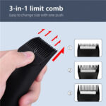 Hair Clipper Electric Hair Trimmer Cordless Shaver Trimmer Men Barber – Bild 3
