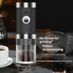 Portable Electric Coffee Grinder USB Charging 1500MAH Wireless Fully – Bild 3