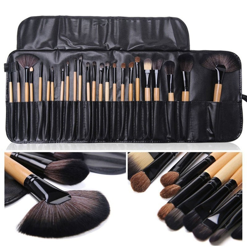 Sf650698dd9b74f86acb98bc377329379v.jpg 24 pcs Makeup Brush Sets Professional Cosmetics Brushes Eyebrow Powder – Bild 1