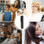 Hair Straightener Brush Electric Hot Comb With 3 Heating Settings USB – Bild 2