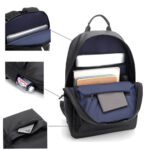 Backpack For Men PU Leather High Quality Business Travel Bag Solid – Bild 5