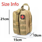 Aid Pouch First-Aid Kit Accessory Bag Tactical Waist Pack – Bild 2