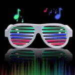 Voice-contor Led Glasses for Party Favors:Change with Music Drops – Bild 4