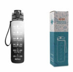 1L Tritan Water Bottle With Time Marker Bounce Cover – Bild 15