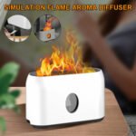 Simulation Flame Mute Aroma Diffuser Humidifier – Bild 2
