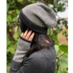 Midnight Interwoven Alpaca Beanie – Bild 2
