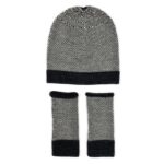 Midnight Interwoven Alpaca Beanie – Bild 4