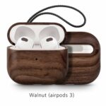 Back Cover Solid Wood Bluetooth Earphone Case – Bild 8