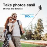 Compatible with Apple, Bluetooth Selfie Stick Tripod – Bild 2