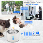 Automatic Pet Cat Water Fountain Drinker Feeder – Bild 4