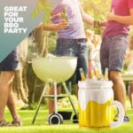 Large Inflatable Beer Mug Cooler Pool Float Drink Cooler – Bild 2