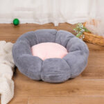 Autumn Winter Plus Velvet Thick Round Flower Cat Litter Kennel – Bild 7
