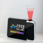 LED Alarm Projection Clock Thermometer Hygrometer