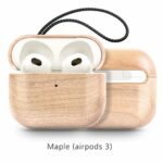 Back Cover Solid Wood Bluetooth Earphone Case – Bild 7