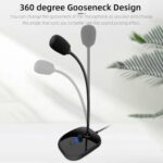 Gooseneck Computer Microphone USB Sound Card Monitor – Bild 5