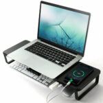 Ergonomic Monitor Holder Riser With 3 USB Port Laptop Stand – Bild 2