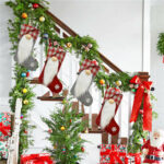 Christmas Stockings Xmas Tree Fireplace Decorative Socks – Bild 2