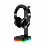Desktop Gamer 2 In 1 RGB Headphone Stand Power Strip – Bild 5