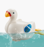 Baby Bath Toys Cute Cartoon Goose Dolphin Swimming Wind-up Clockwork – Bild 5