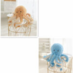 Lovely Simulation Octopus Pendant Plush Stuffed Toy