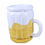 Large Inflatable Beer Mug Cooler Pool Float Drink Cooler – Bild 10