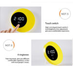 Crescent Moon Clock Multifunctional Rechargeable – Bild 3