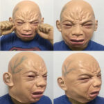 Latex Cry Baby Mask Halloween Mask – Bild 5