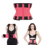 Women Body Shapers Waist Cincher Trimmer Pink XL – Bild 2