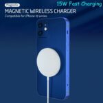 15W Magnetisches Qi-Wireless-Ladegerät – kompatibel mit iPhone-Modellen (ab 12) sowie Huawei & Samsung
