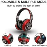 Graffiti Wireless Headsets Bluetooth Stereo Headphones With Microphone – Bild 5