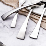 4pcs Stainless Steel Steak Knife Fork Silver – Bild 3